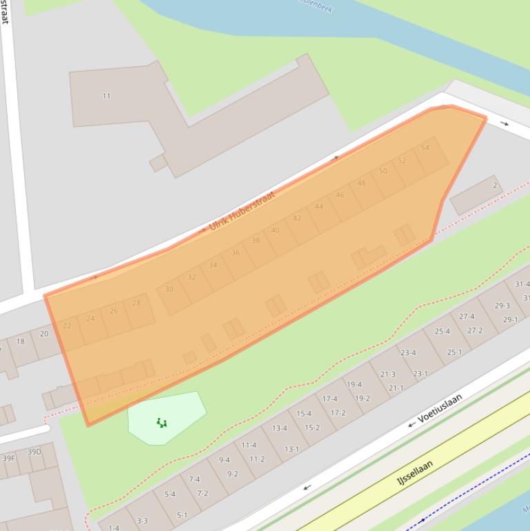 Kaart van postcodegebied 6828TN.