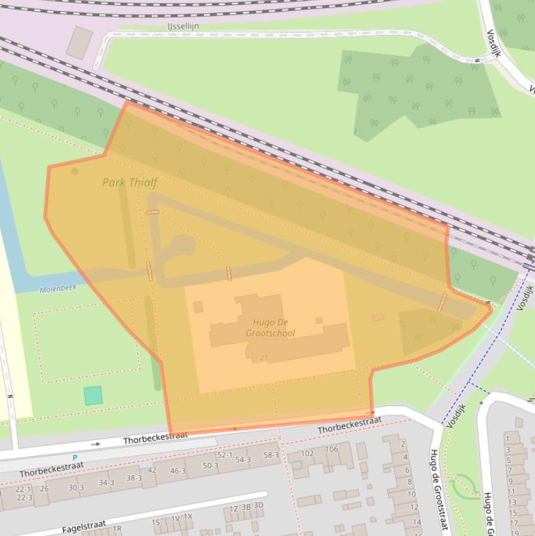 Kaart van postcodegebied 6828TT.