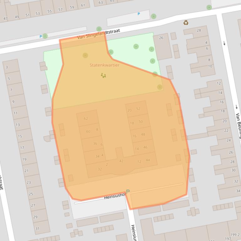 Kaart van postcodegebied 6828VM.