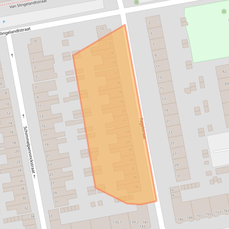 Kaart van postcodegebied 6828VP.