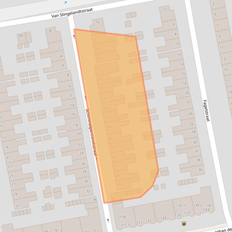 Kaart van postcodegebied 6828VR.