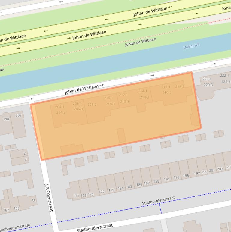 Kaart van postcodegebied 6828WP.