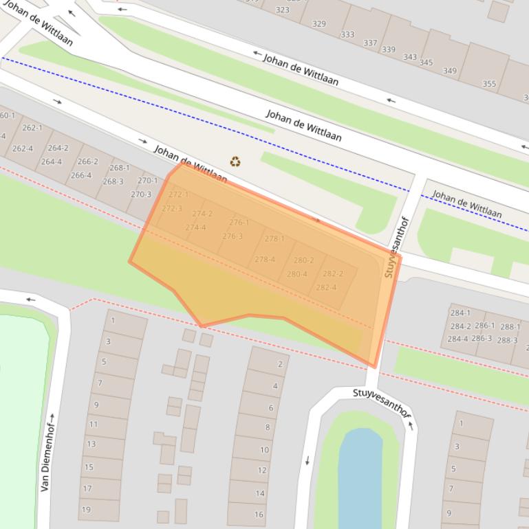 Kaart van postcodegebied 6828WT.