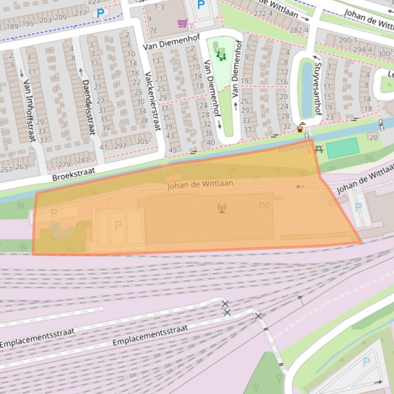 Kaart van postcodegebied 6828XA.