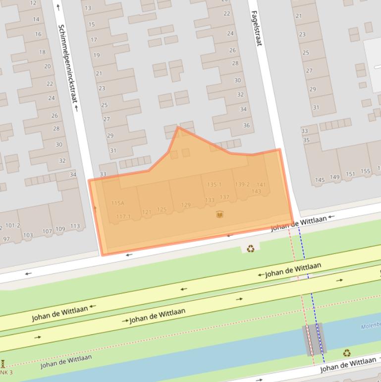 Kaart van postcodegebied 6828XG.