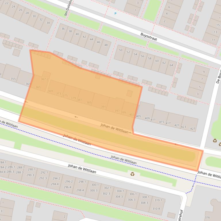 Kaart van postcodegebied 6828XR.