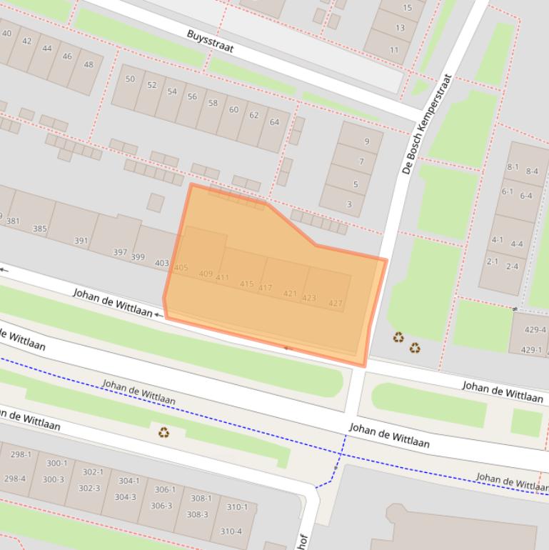 Kaart van postcodegebied 6828XS.