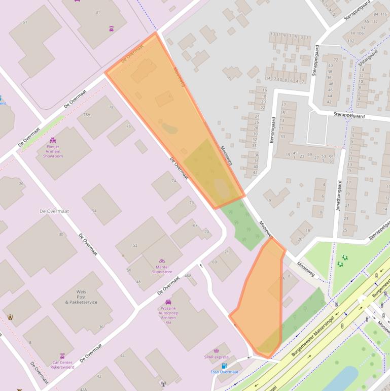 Kaart van postcodegebied 6831AD.