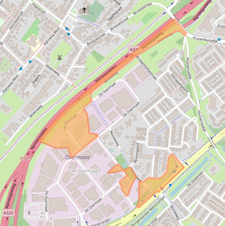 Kaart van postcodegebied 6831AG.