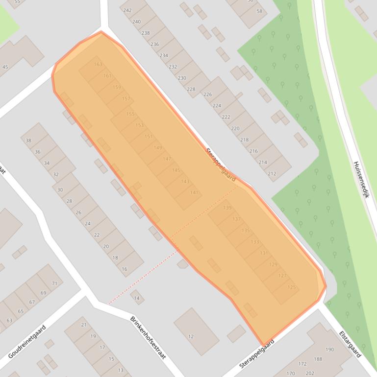 Kaart van postcodegebied 6831AM.
