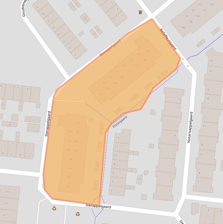 Kaart van postcodegebied 6831AP.