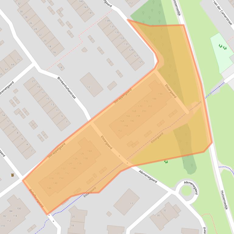 Kaart van postcodegebied 6831AR.