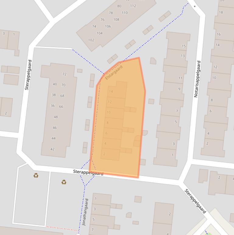 Kaart van postcodegebied 6831BH.