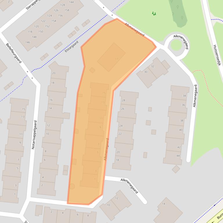Kaart van postcodegebied 6831BT.