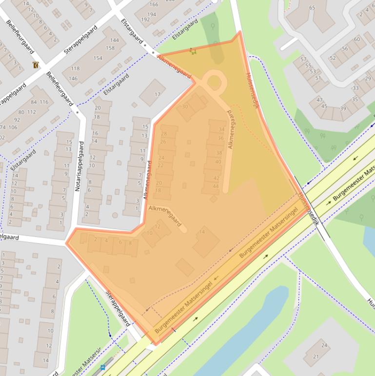 Kaart van postcodegebied 6831BV.