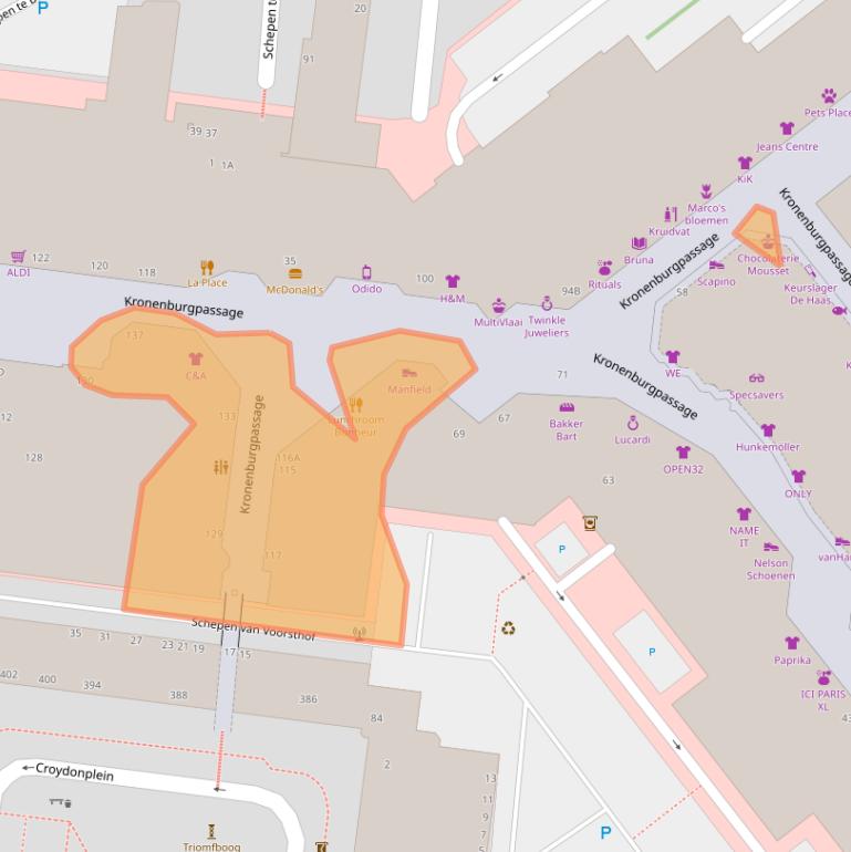 Kaart van postcodegebied 6831EL.