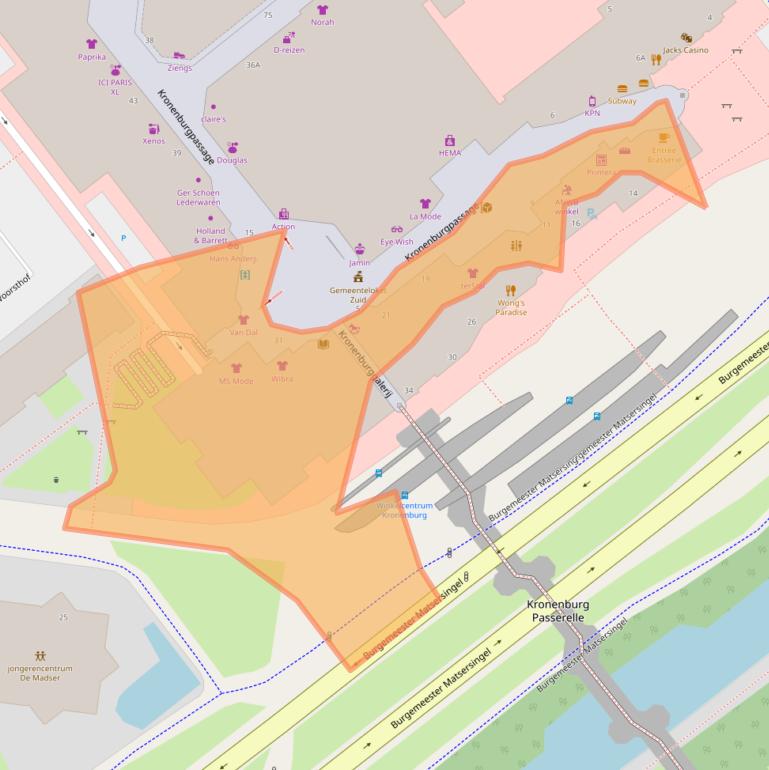 Kaart van postcodegebied 6831EM.