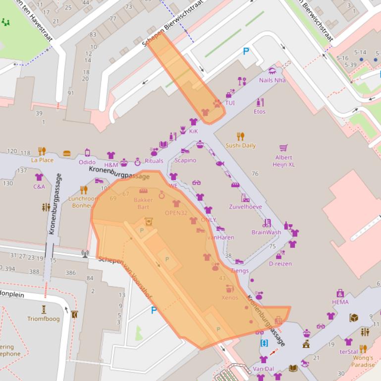 Kaart van postcodegebied 6831EN.