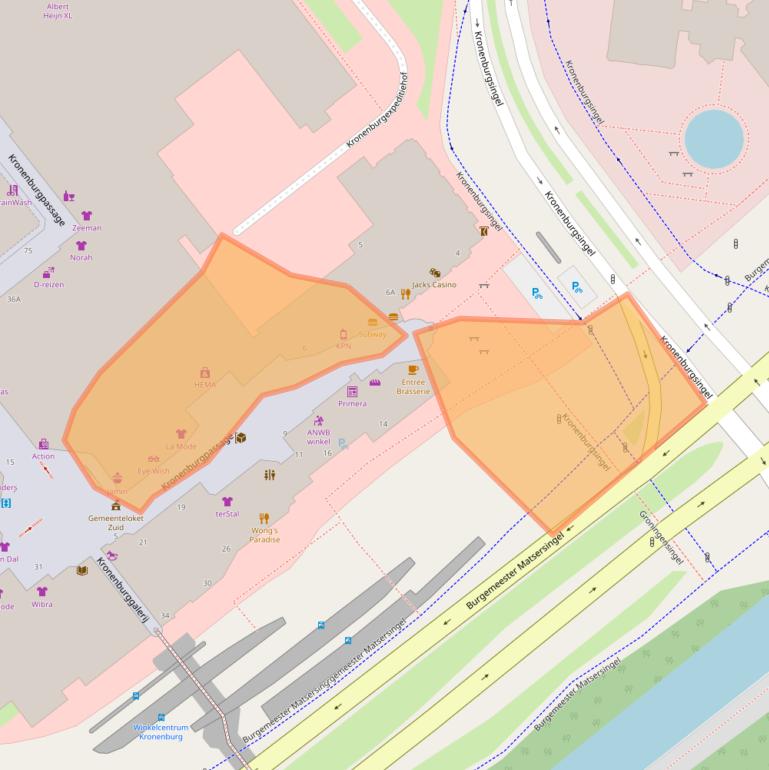 Kaart van postcodegebied 6831EP.