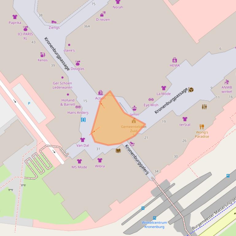 Kaart van postcodegebied 6831ET.