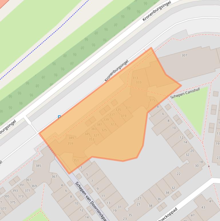 Kaart van postcodegebied 6831GJ.