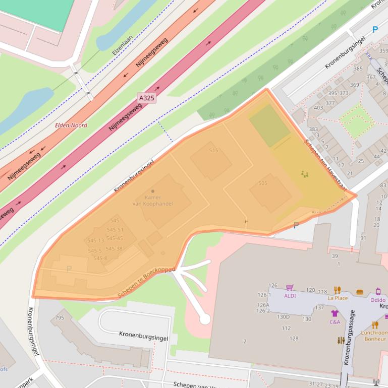 Kaart van postcodegebied 6831GM.