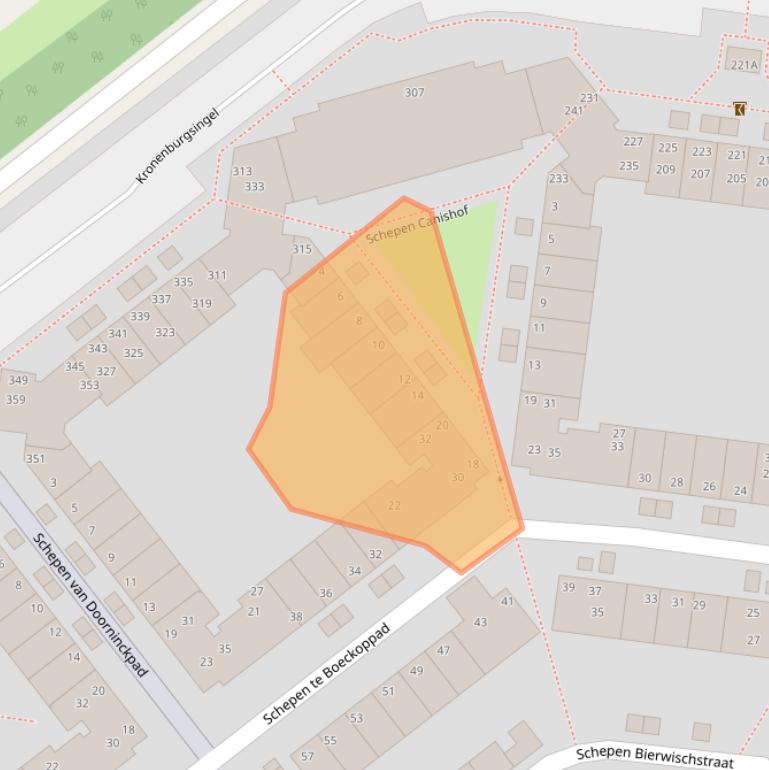 Kaart van postcodegebied 6831HJ.