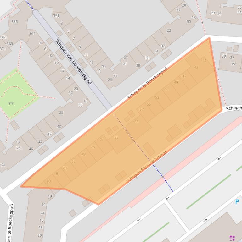 Kaart van postcodegebied 6831HR.