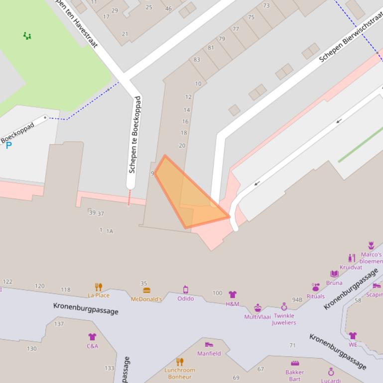 Kaart van postcodegebied 6831HS.