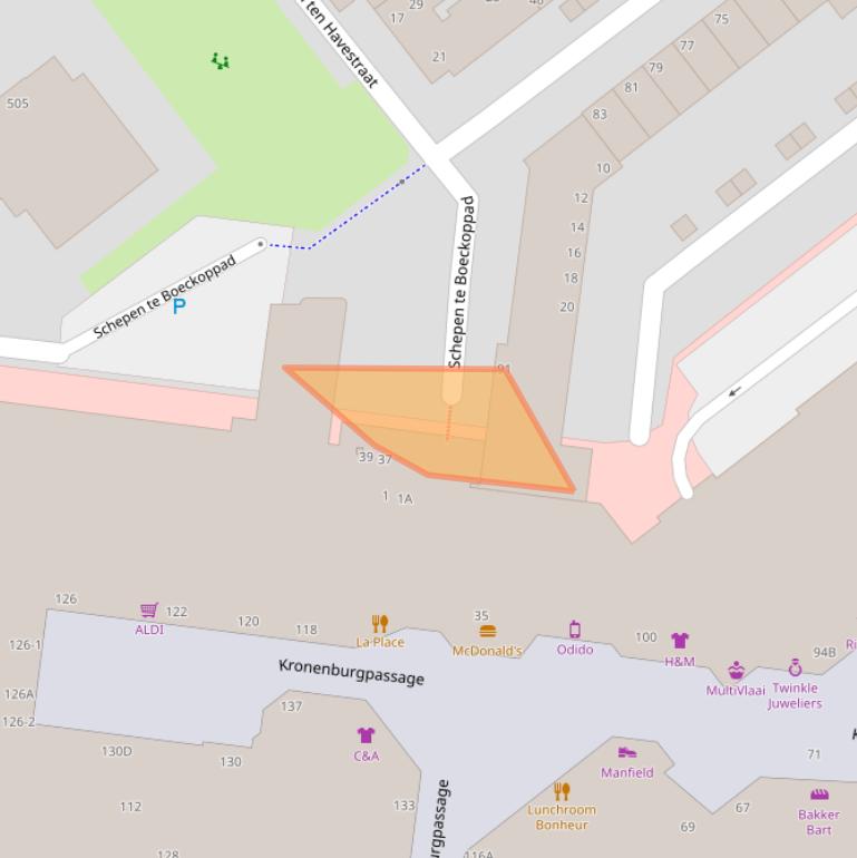 Kaart van postcodegebied 6831HV.