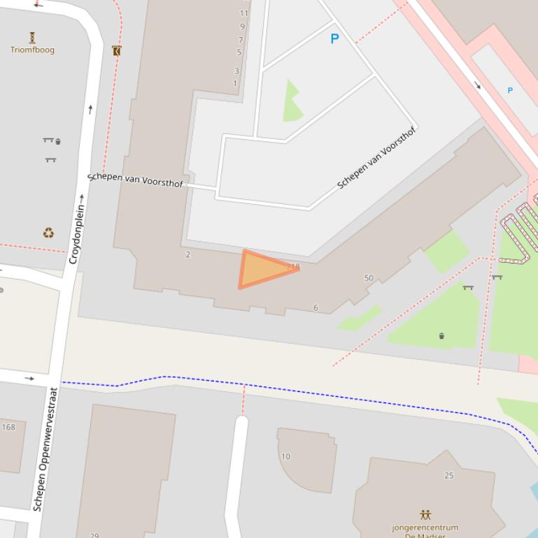 Kaart van postcodegebied 6831JB.