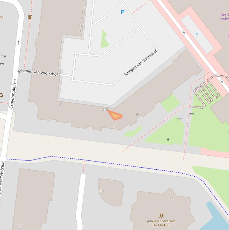 Kaart van postcodegebied 6831JD.