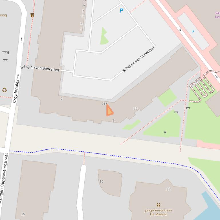 Kaart van postcodegebied 6831JG.