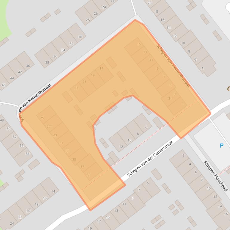 Kaart van postcodegebied 6831KB.