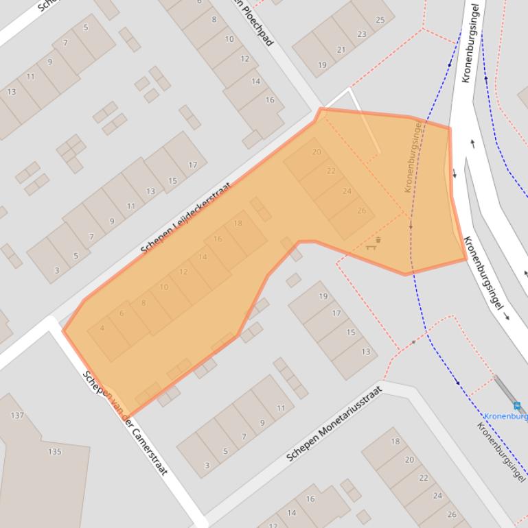 Kaart van postcodegebied 6831KG.