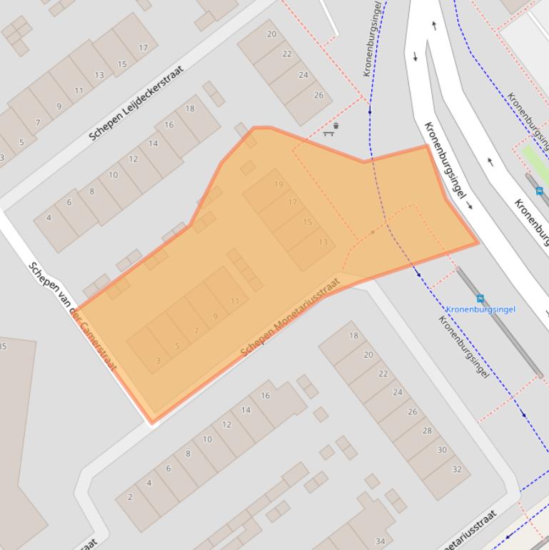 Kaart van postcodegebied 6831KM.