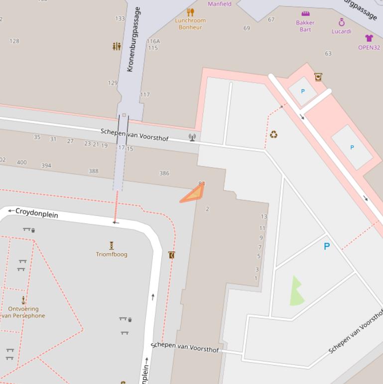 Kaart van postcodegebied 6831LJ.