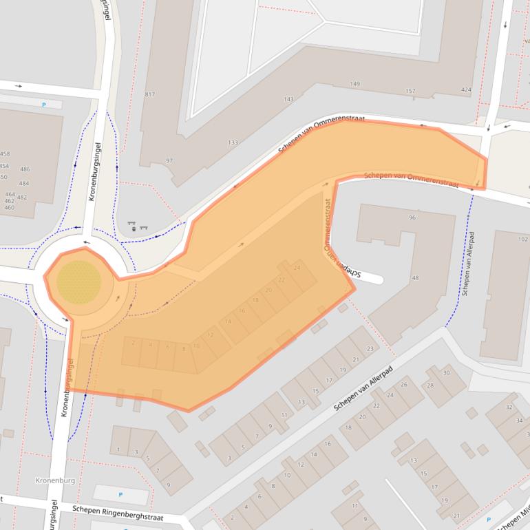 Kaart van postcodegebied 6831MA.