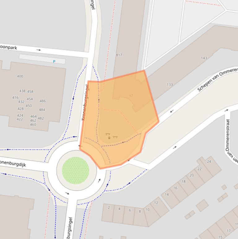 Kaart van postcodegebied 6831MD.