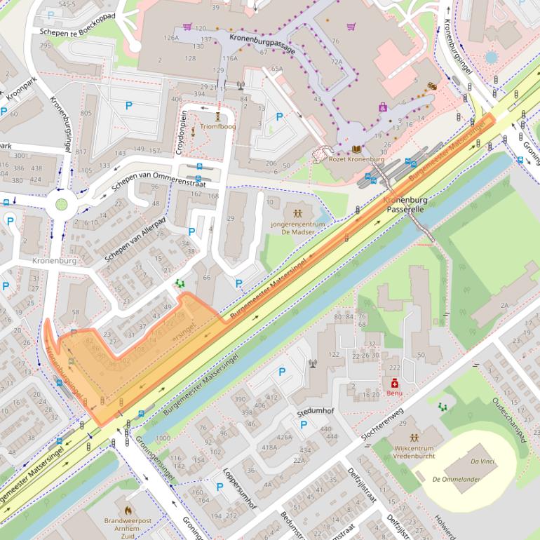 Kaart van postcodegebied 6831MS.