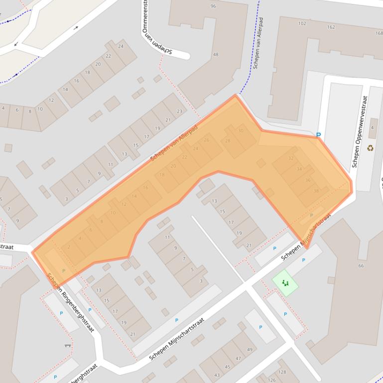 Kaart van postcodegebied 6831MZ.