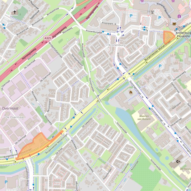 Kaart van postcodegebied 6831ZA.