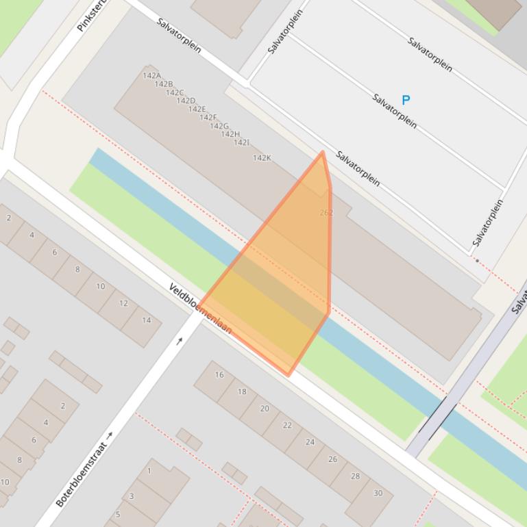 Kaart van postcodegebied 6832AG.