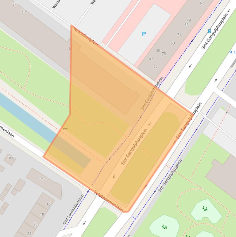 Kaart van postcodegebied 6832AK.