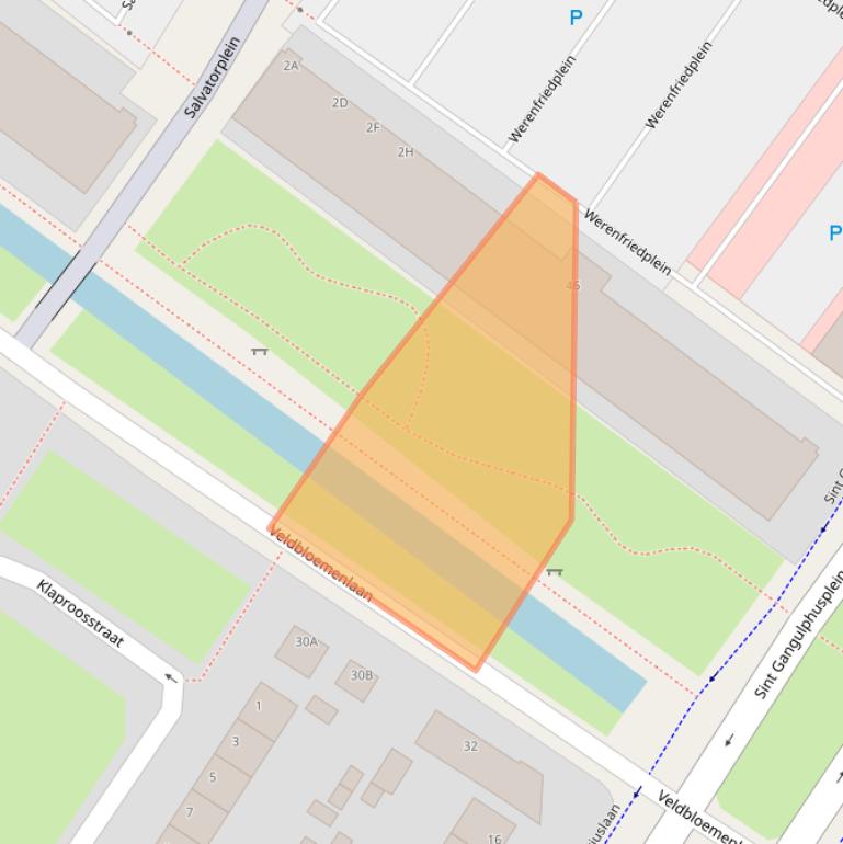 Kaart van postcodegebied 6832AL.