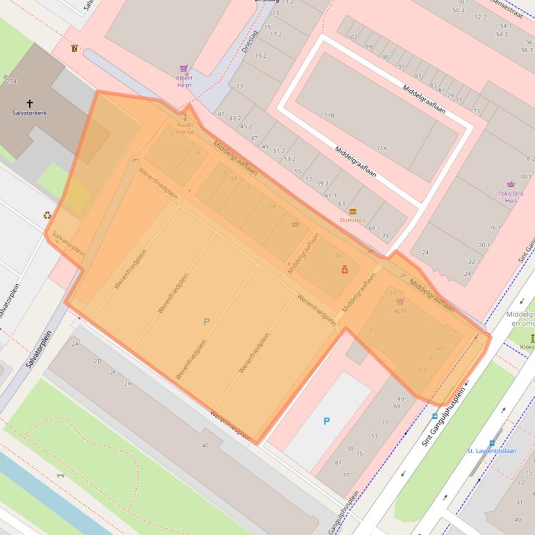 Kaart van postcodegebied 6832AR.