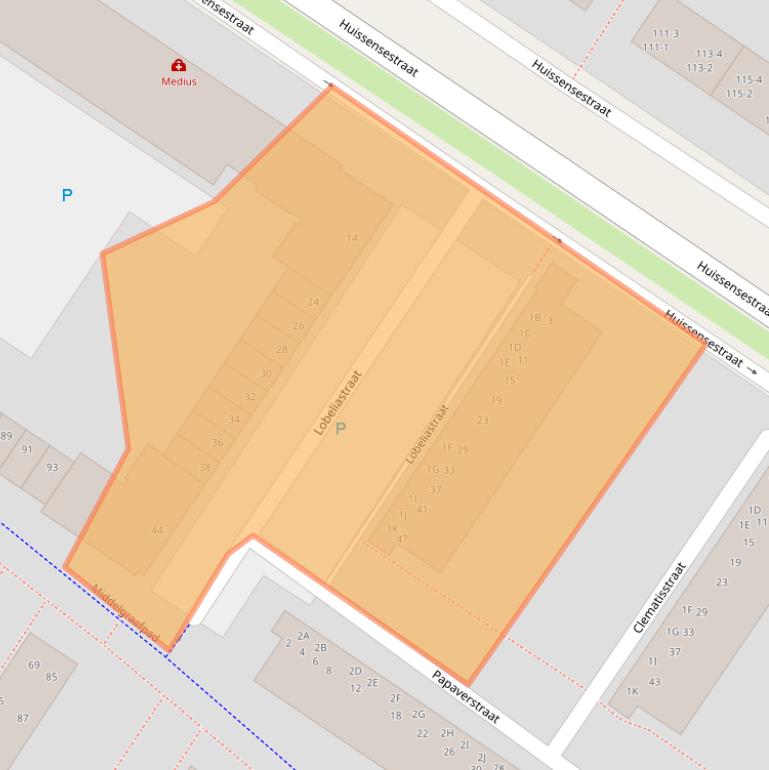 Kaart van postcodegebied 6832AV.