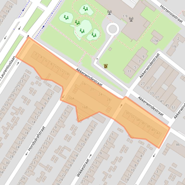 Kaart van postcodegebied 6832CW.