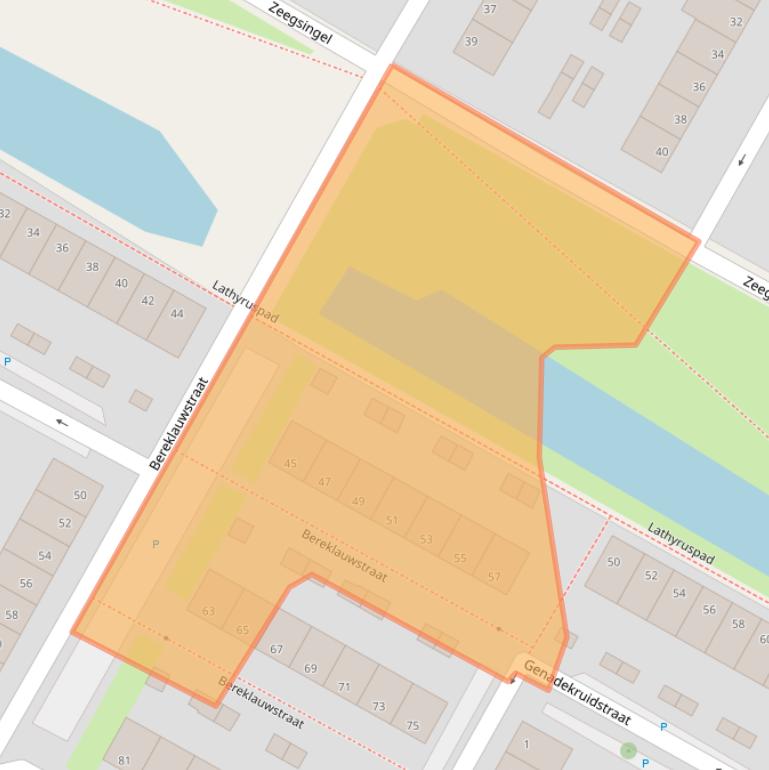 Kaart van postcodegebied 6832DD.