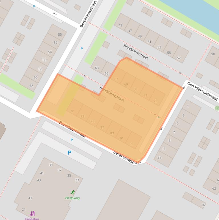 Kaart van postcodegebied 6832DE.